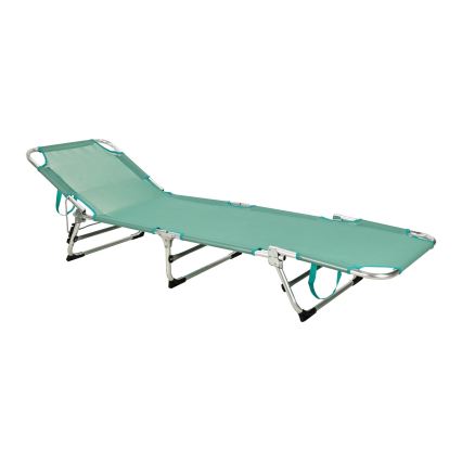 Lettino pieghevole e reclinabile SUNO 56x190 cm turchese