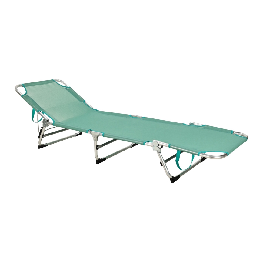 Lettino pieghevole e reclinabile SUNO 56x190 cm turchese