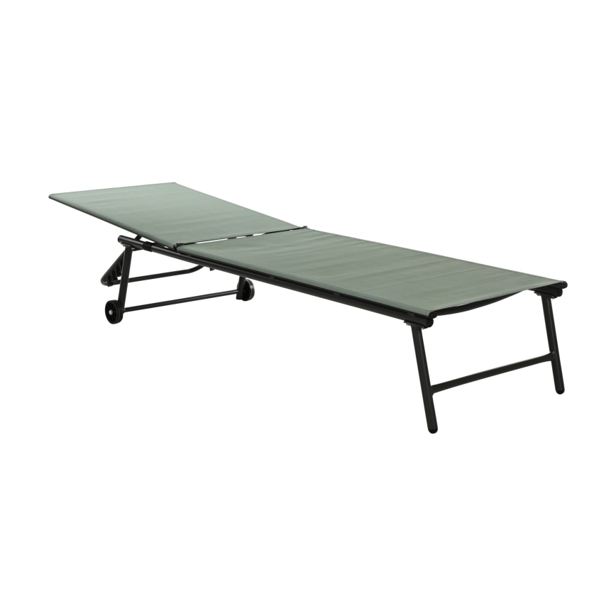 Lettino reclinabile TERA 57x185 cm verde