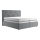 Letto a molle con materasso e topper ELEN 180x200 cm grigio