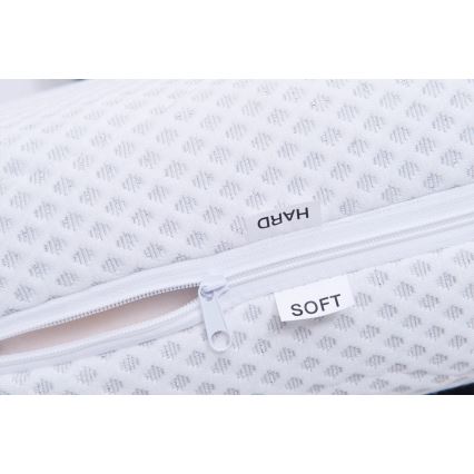 Letto contenitore imbottito MARIA 180x200 cm con materasso, antracite