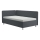 Letto da giorno imbottito con contenitore e materasso EMILE 110x200 cm grigio