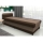 Letto da giorno imbottito con contenitore TALI 80x202 marrone/beige