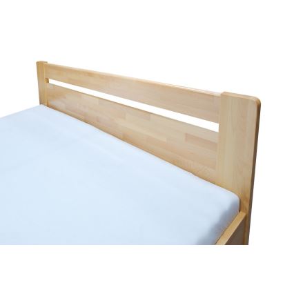 Letto doppio fatto di legno solido AMARA 180x200 cm faggio
