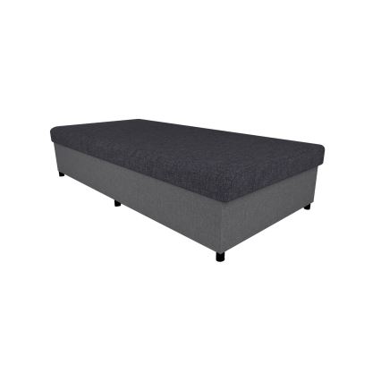 Letto imbottito con contenitore CORY 80x200 grigio