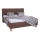 Letto imbottito con materasso e contenitore MARIA 160x200 cm marrone