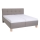 Letto imbottito con materasso e spazio di archiviazione MARIA 180x200 cm taupe
