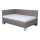 Letto imbottito con materasso e spazio di archiviazione MARIA PETITE 120x200 cm taupe