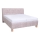 Letto imbottito con materasso e spazio di archiviazione VIOLET 160x200 cm beige