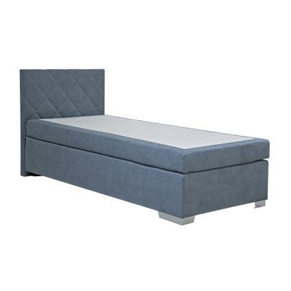 Letto imbottito con materasso IDA 90x200 cm blu