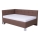 Letto imbottito con spazio di archiviazione senza materasso MARIA PETITE 120x200 cm marrone