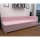 Letto imbottito con testiera universale e vano contenitore AMSTERDAM 90x200 cm rosa