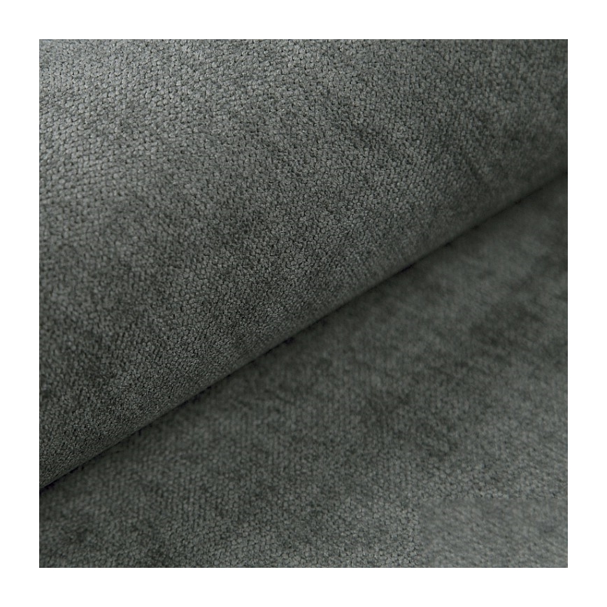 Letto imbottito ISABEL 180x200 con materasso a molle e contenitore, grigio