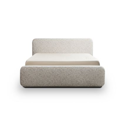 Letto imbottito LAJLA 180x200 cm, senza materasso, beige