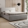Letto imbottito LAJLA 180x200 cm senza materasso, beige