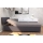 Letto imbottito reclinabile con vano contenitore DALLAS 108x205 cm grigio/antracite