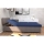 Letto imbottito reclinabile con vano contenitore DALLAS 108x205 cm grigio/blu