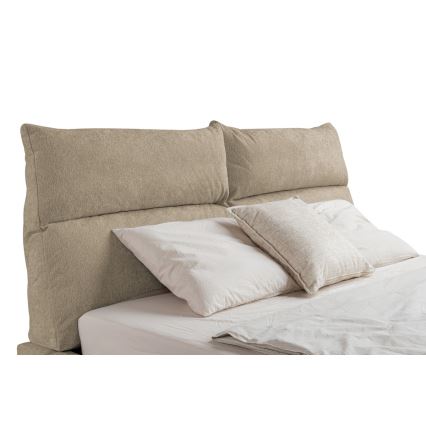 Letto imbottito senza materasso BASIL 180x200 cm beige