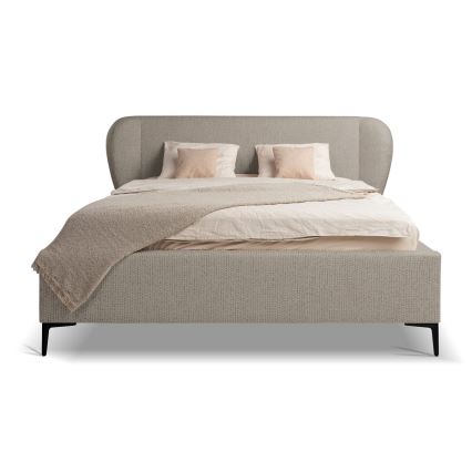 Letto imbottito senza materasso DALIA 160x200 cm grigio