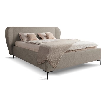 Letto imbottito senza materasso DALIA 180x200 cm grigio
