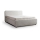 Letto imbottito senza materasso LAJLA 160x200 cm beige