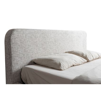 Letto imbottito senza materasso LAJLA 160x200 cm beige