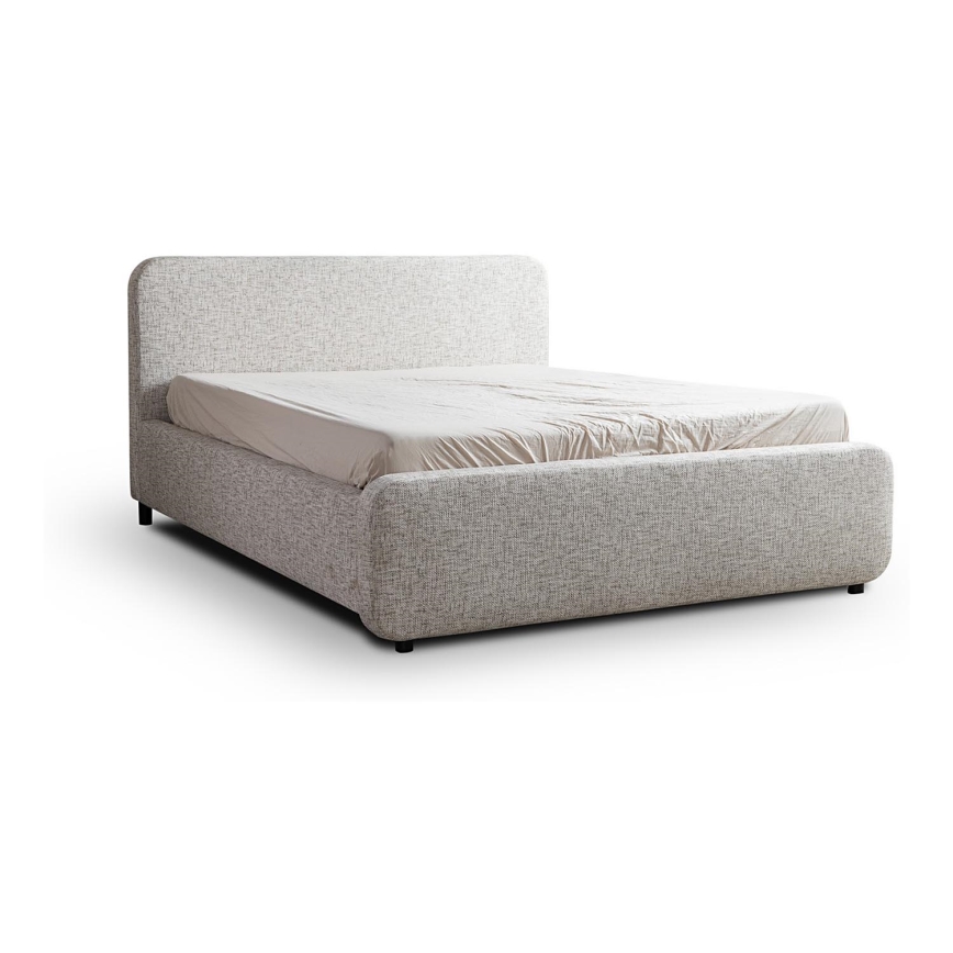 Letto imbottito senza materasso LAJLA 180x200 cm beige