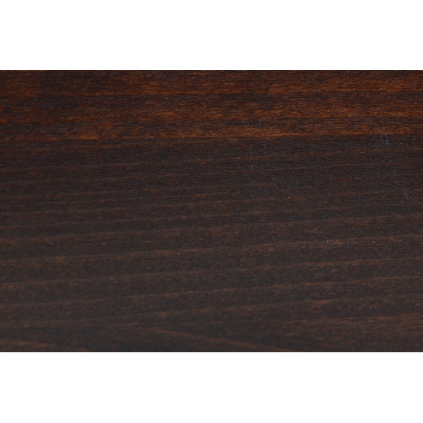 Letto matrimoniale in legno massiccio con contenitore ANGELA 180x200 cm, noce scuro