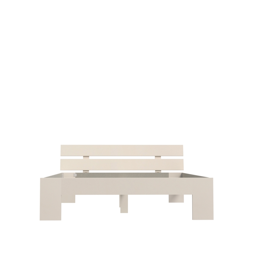 Letto matrimoniale PIROA 160x200 cm beige