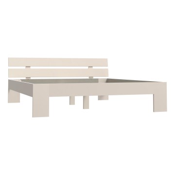 Letto matrimoniale PIROA 180x200 cm beige