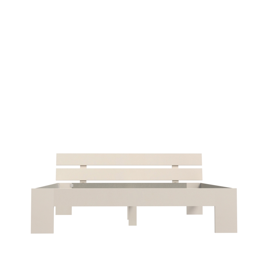 Letto matrimoniale PIROA 180x200 cm beige