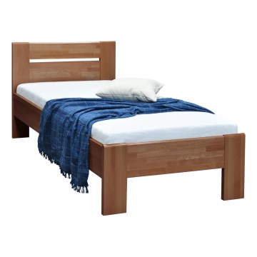 Letto singolo AMBER 90x200 cm prugna