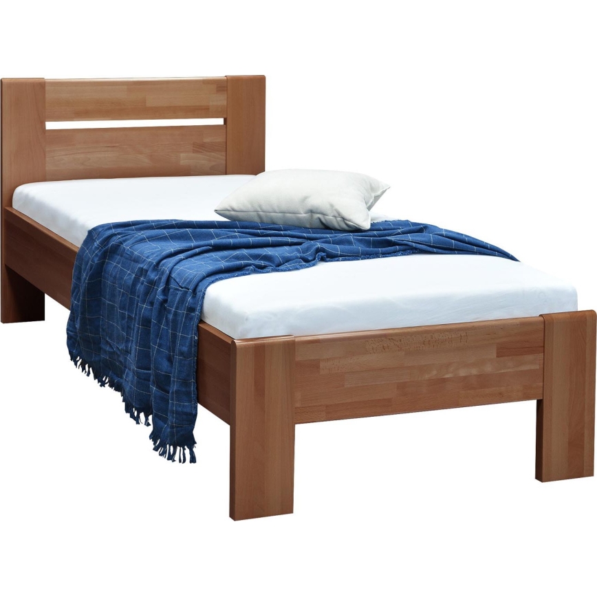 Letto singolo AMBER 90x200 cm prugna