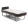 Letto singolo pieghevole in metallo HERON, 90x204 cm, bianco, portata 120 kg