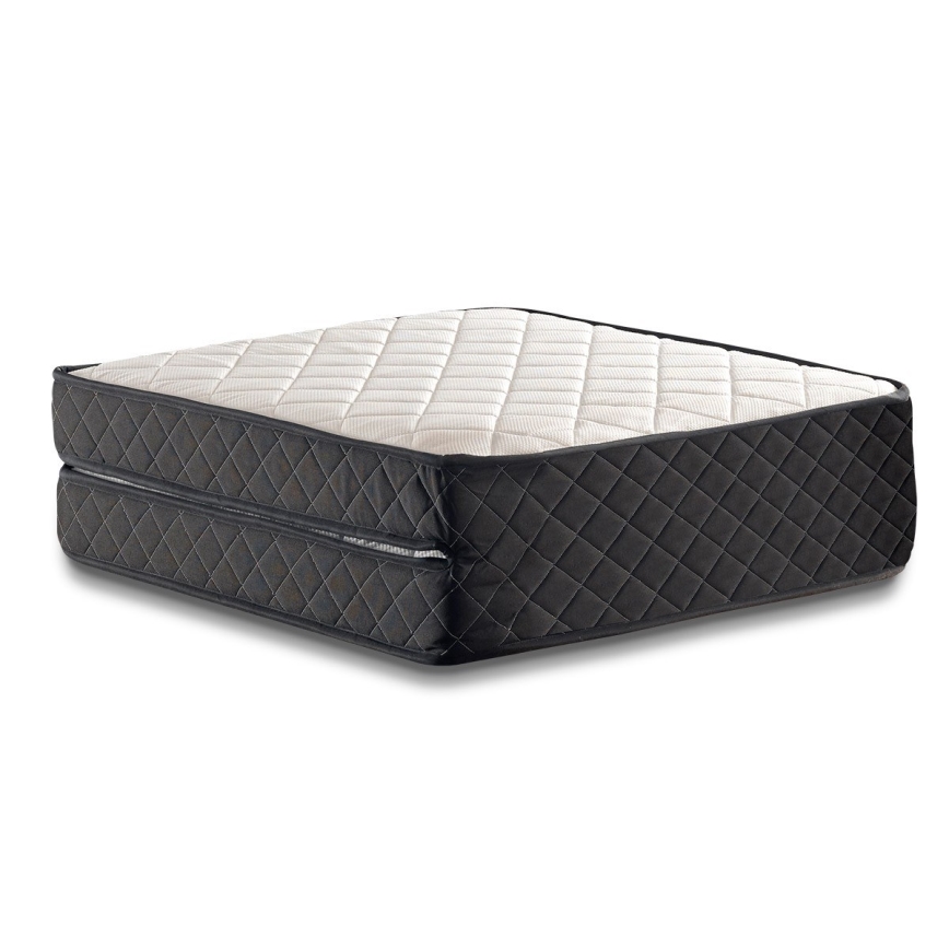 Letto singolo pieghevole in metallo HERON, 90x204 cm, bianco, portata 120 kg