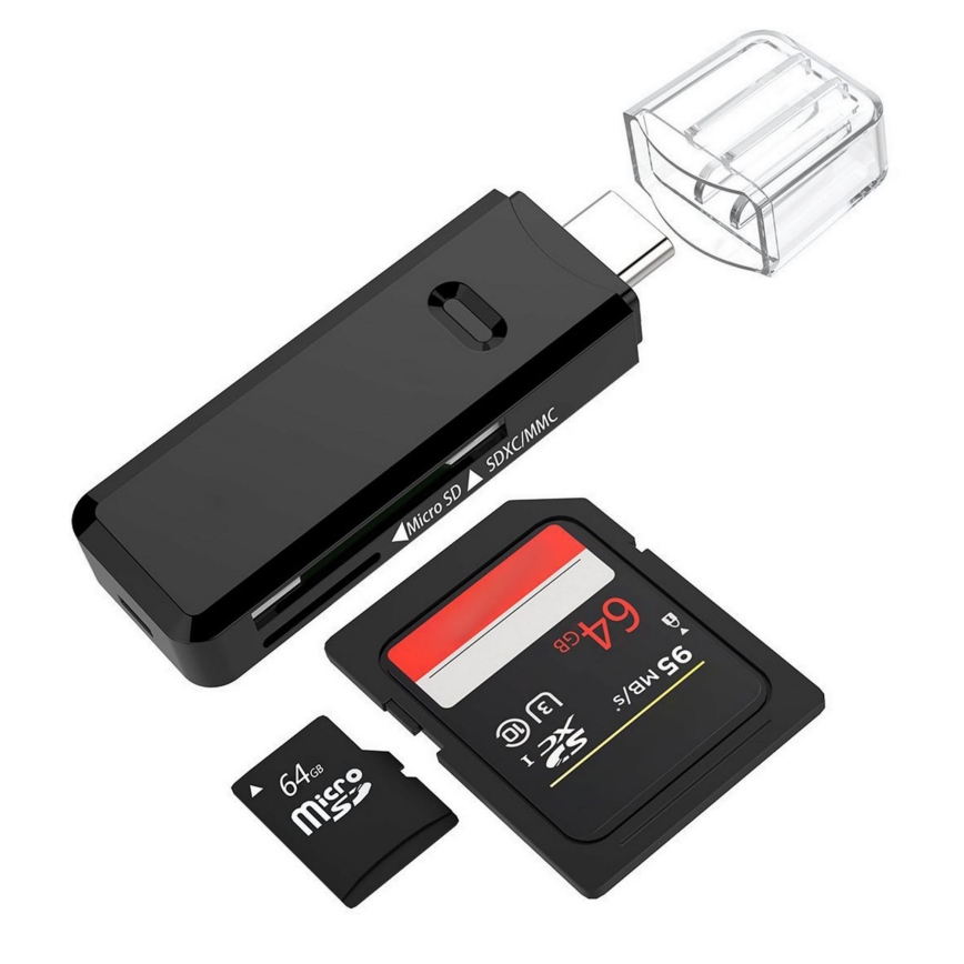 USB 2.0 Multi Formato Lettore Memory Card USB 2.0 - Compatibile Con Mini SD, SDHC, M2, TF, XD, CF Lettore Sd Card - Foto 4