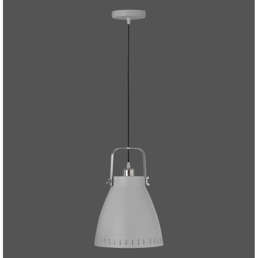 Leuchten Direkt 11059-15 - Lampadario a sospensione con filo EVA 1xE27/60W/230V diametro 21,5 cm grigio