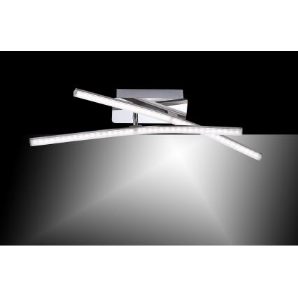 Leuchten Direkt 11270-55 - Lampadario LED da superficie SIMON 2xLED/5W/230V cromo opaco