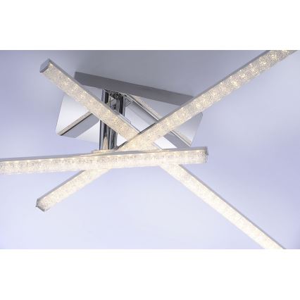 Leuchten Direkt 11293-17 - Lampadario LED da superficie SIMON 3xLED/5W/230V cromo luminoso