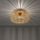 Leuchten Direkt 11412-79 - Lampadario a plafone RACOON 1xE27/40W/230V diametro 40 cm bambù