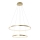Leuchten Direkt 11525-12 -Lampadario LED a sospensione CIRCLE LED/18,5W/230V + LED/23,5W