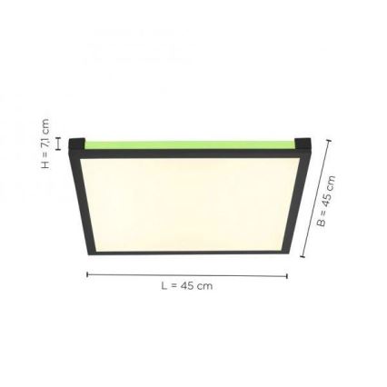 Leuchten Direkt 11621-18 - Plafoniera LED RGB dimmerabile MARIO LED/24W/230V 2700-5000K + TC