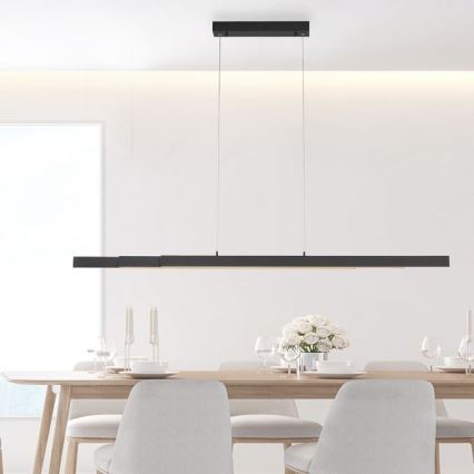 Leuchten Direkt 11660-13 - LED Regolabile lampadario su filo LUZI 3xLED/13W/230V nero