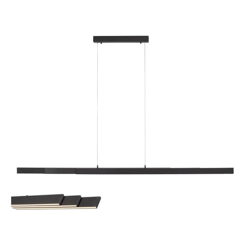 Leuchten Direkt 11660-13 - LED Regolabile lampadario su filo LUZI 3xLED/13W/230V nero