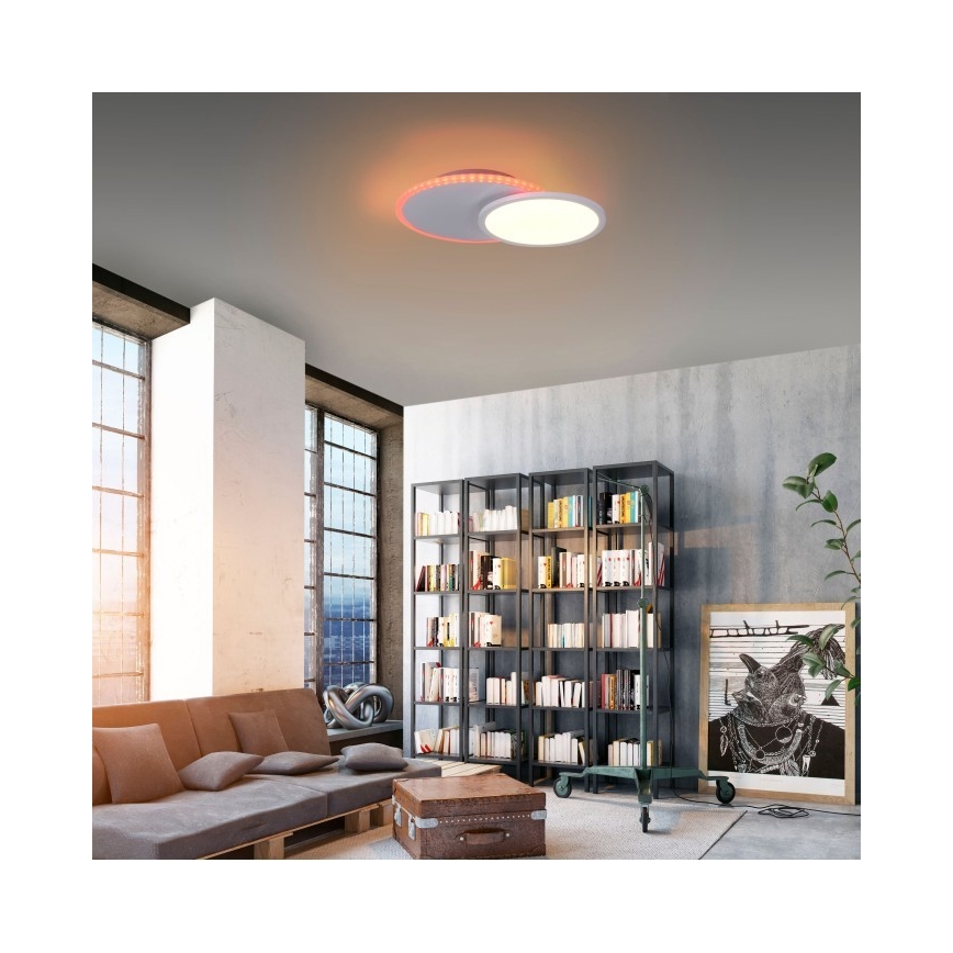 Leuchten Direkt 11662-16 - Plafoniera LED RGB dimmerabile ARENDA LED/21W/230V + telecomando