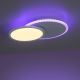 Leuchten Direkt 11662-16 - Plafoniera LED RGB dimmerabile ARENDA LED/21W/230V + telecomando