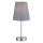 Leuchten Direkt 11680-15 - Lampada da tavolo HEINRICH 1xE14/40W/230V grigio