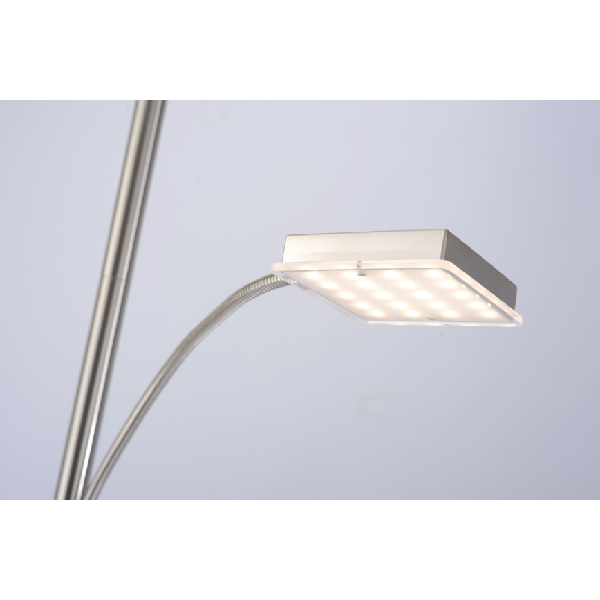 Leuchten Direkt 11710-55 - Lampada da terra LED dimmerabile HANS LED/22W/230V + LED/4W
