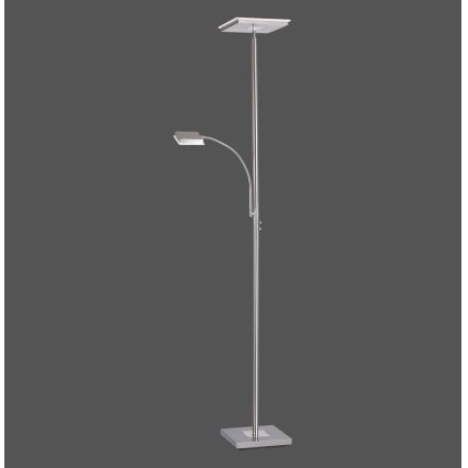 Leuchten Direkt 11710-55 - Lampada da terra LED dimmerabile HANS LED/22W/230V + LED/4W