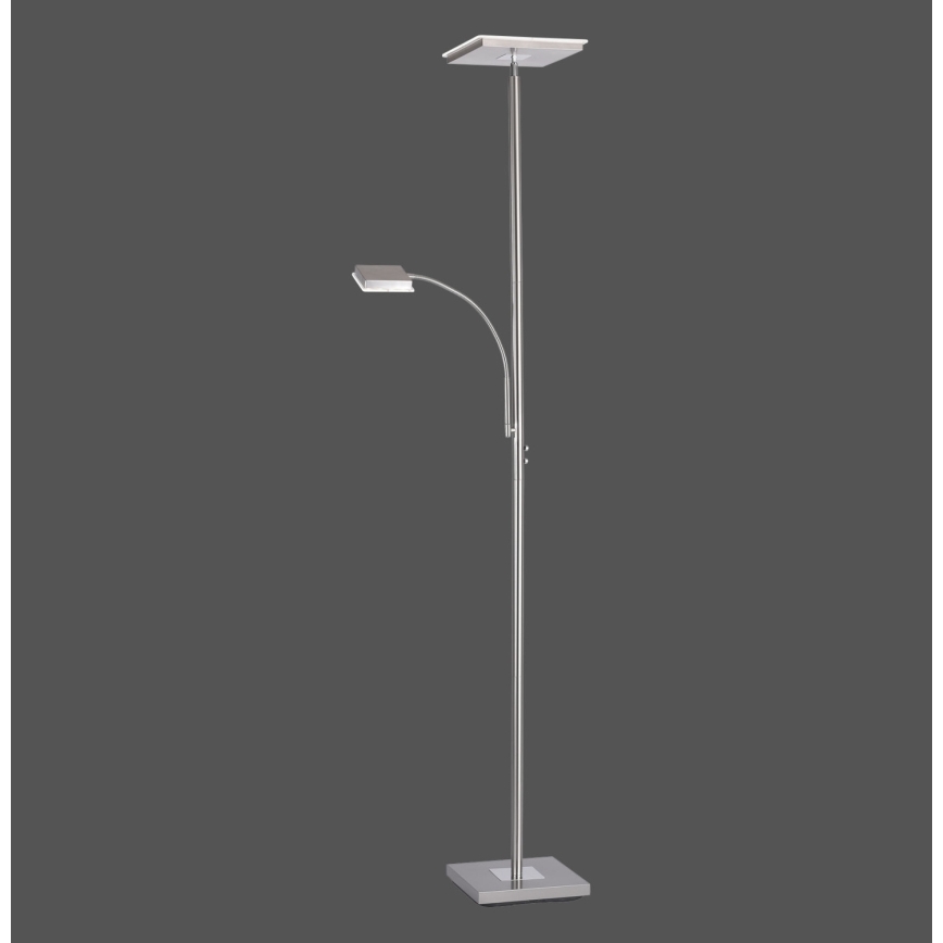 Leuchten Direkt 11710-55 - Lampada da terra LED dimmerabile HANS LED/22W/230V + LED/4W